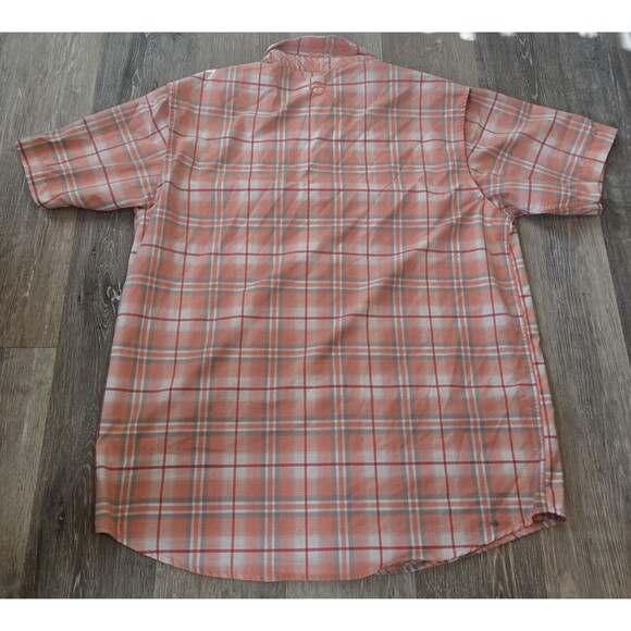 Magellan Outdoors Plaid Western Short Sleeve Shirt‎ Casual men's medium - Picture 2 of 9